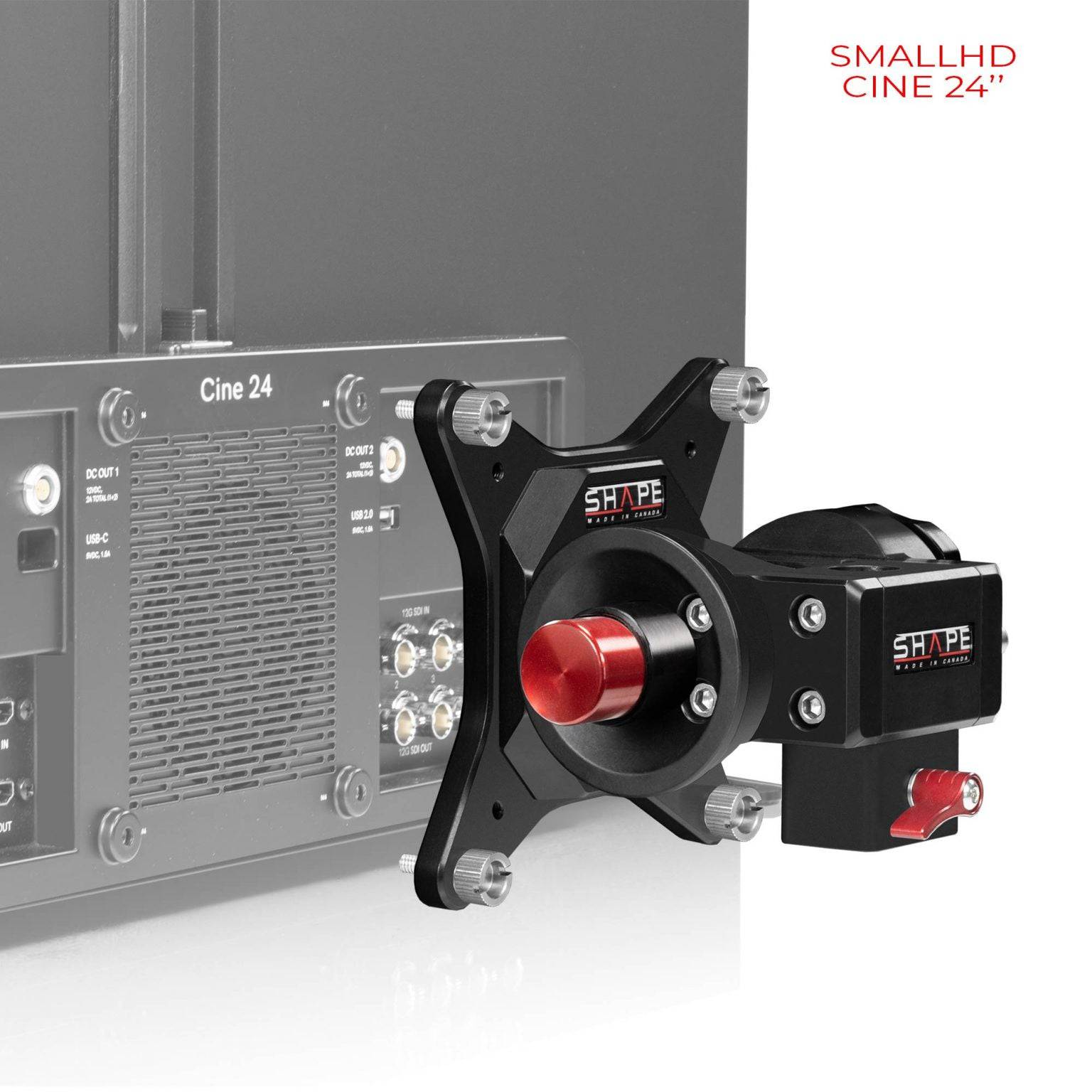 Push Button Vesa Monitor Mount For C-Stand and Baby Pin 06_SHAPE_Monitor_Support_Mount_Vesa_with_Push_Button