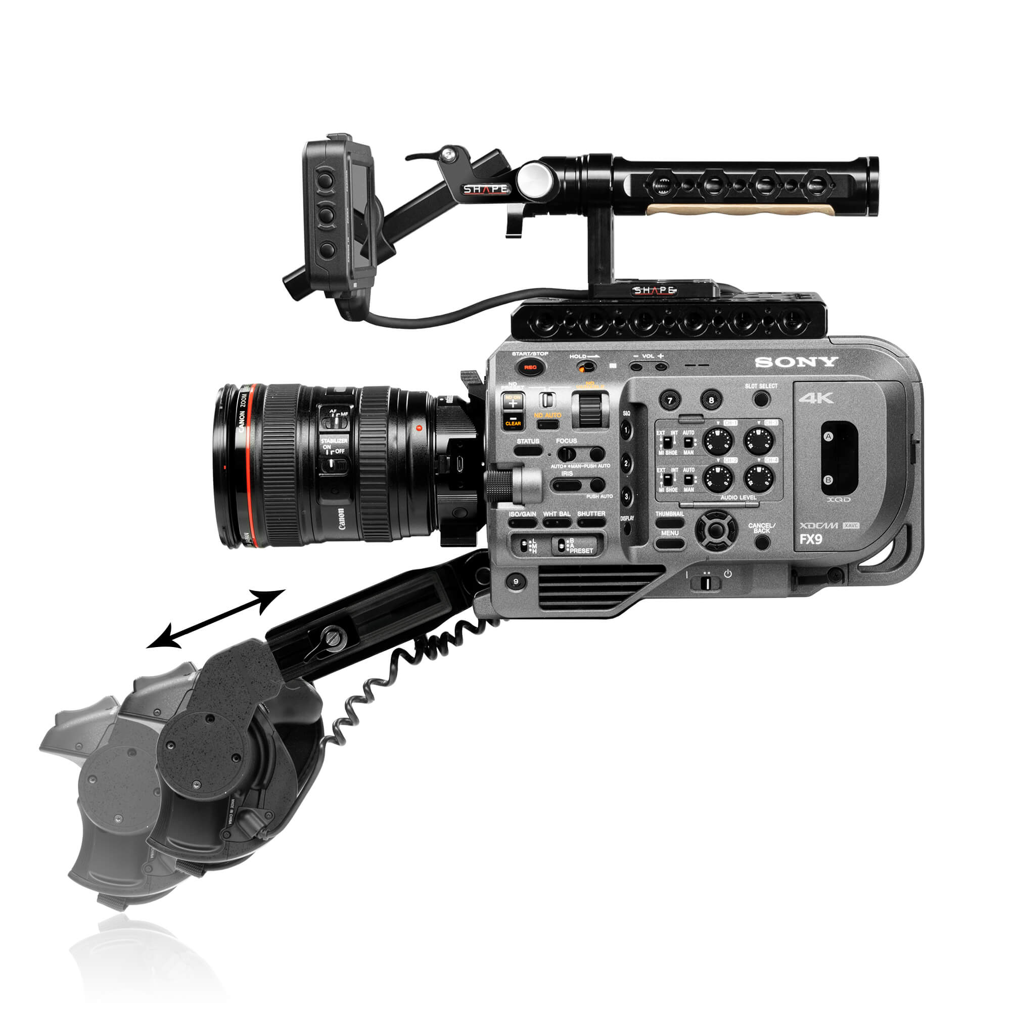 Sony FX9 remote extension kit 06_SHAPE_Sony_FX9_Remote_Extension_Handle