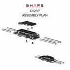 Canon C500 Mark II, C300 Mark III V-lock quick release baseplate 07_SHAPE_Canon_C500_MKII_C300_MKIII_V-Lock_Quick_Release_Baseplate