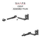 Canon C500 Mark II, C300 Mark III Push-button viewfinder mount 07_SHAPE_Canon_C500_MKII_C300_MKIII_View_Finder_Mount