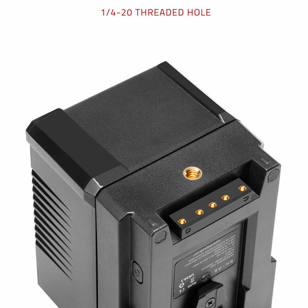 Mini 150 Wh V-Mount battery USB-C Input/Output 07_SHAPE_Mini_150_Wh_V-Mount_battery_USB-C_Input_Output