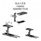 Sony FX6 camera cage and 15 mm LW rod system 07_SHAPE_Sony_FX6_Camera_Cage_and_Rod_Bloc_System