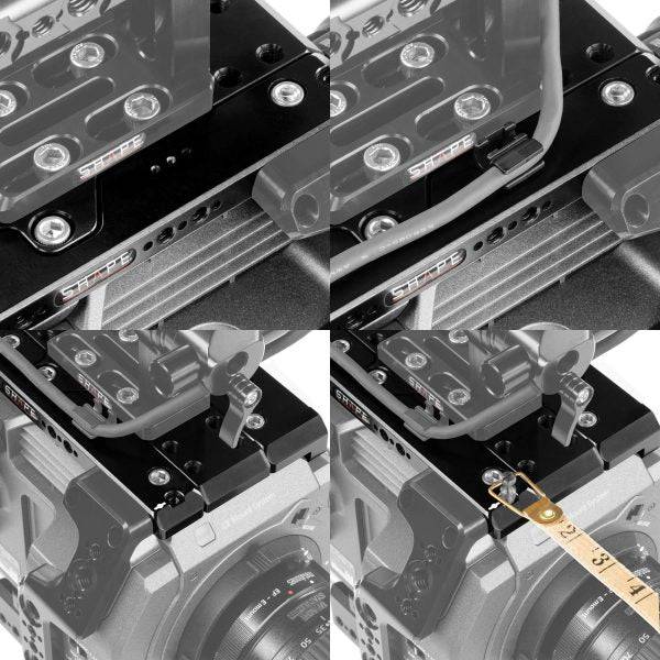 Sony FX9 baseplate, cage, top handle, long VF, 4x5.6 matte box, follow focus pro 07_SHAPE_Sony_FX9_Camera_Bundle_Rig_Kit