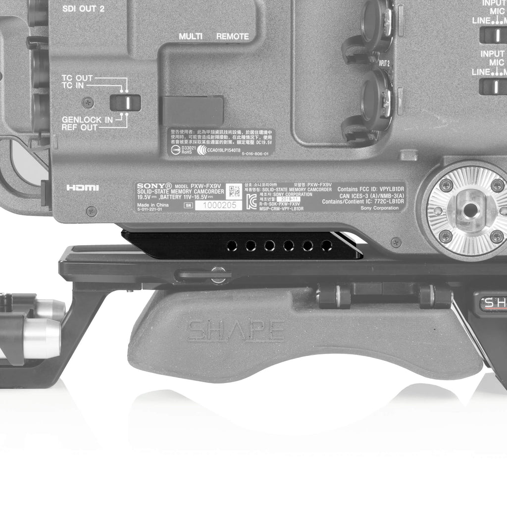 Sony FX9 V-lock quick release baseplate 07_SHAPE_Sony_FX9_V-Lock_Quick_Release_Baseplate