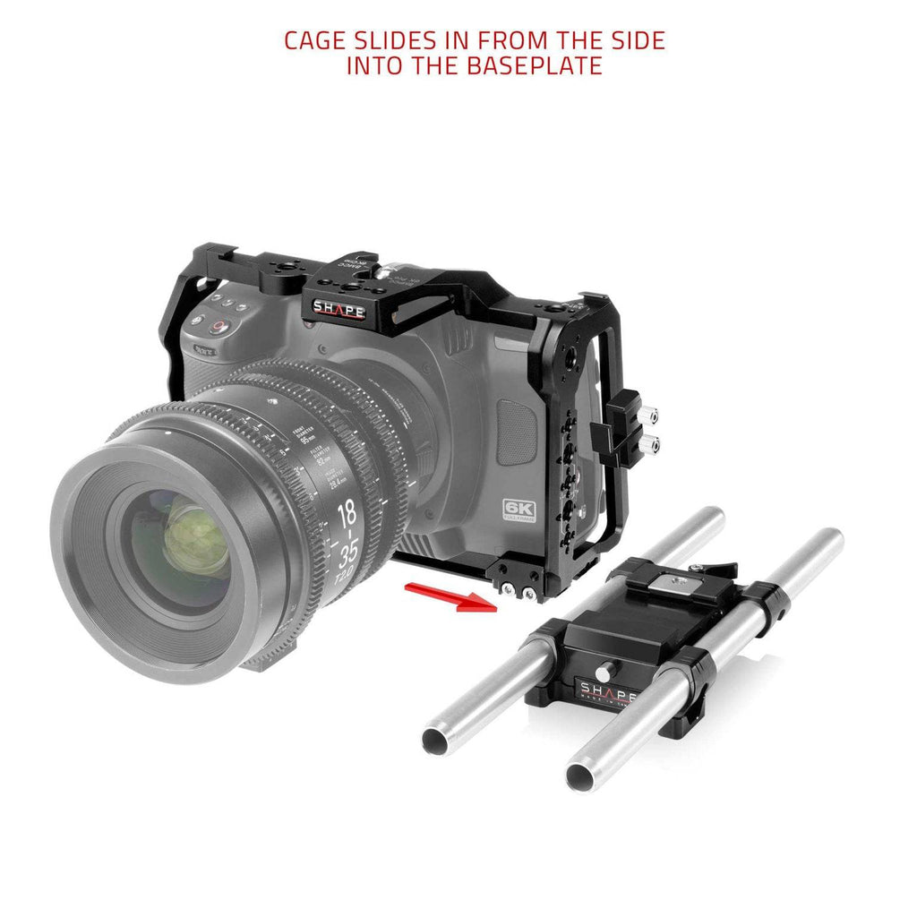 Blackmagic Cinema Camera 6K/6K Pro/6K G2 Cage with Top handle & 15mm LWS Rod System. 08_SHAPE_Blackmagic_Cinema_Camera_6K_6K_PRO_6K_G2_Camera_Cage__Top_Handle_and_Rod_Bloc_System