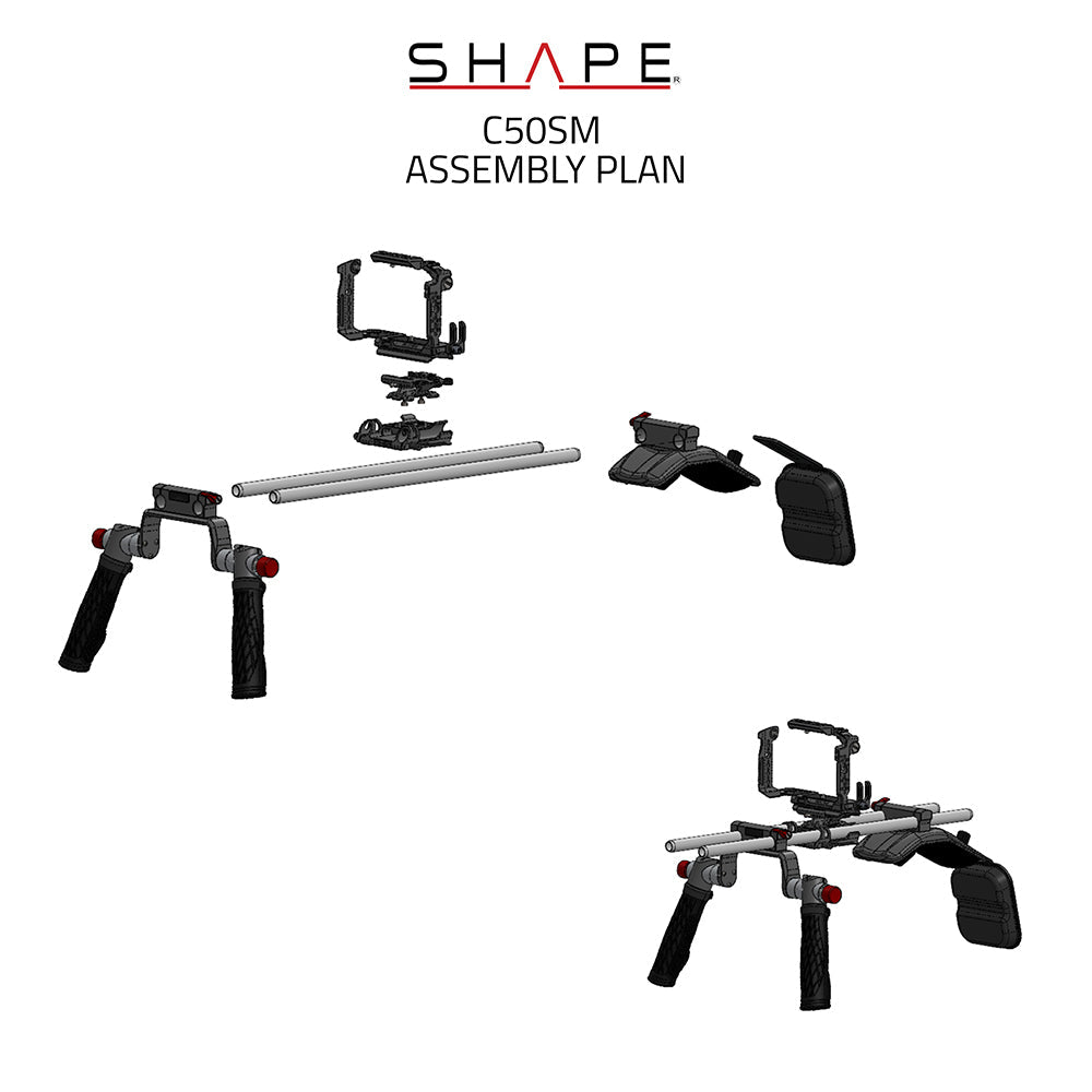 Shoulder Mount System for Canon C50 08_SHAPE_Shoulder_Mount_System_for_Canon_C50
