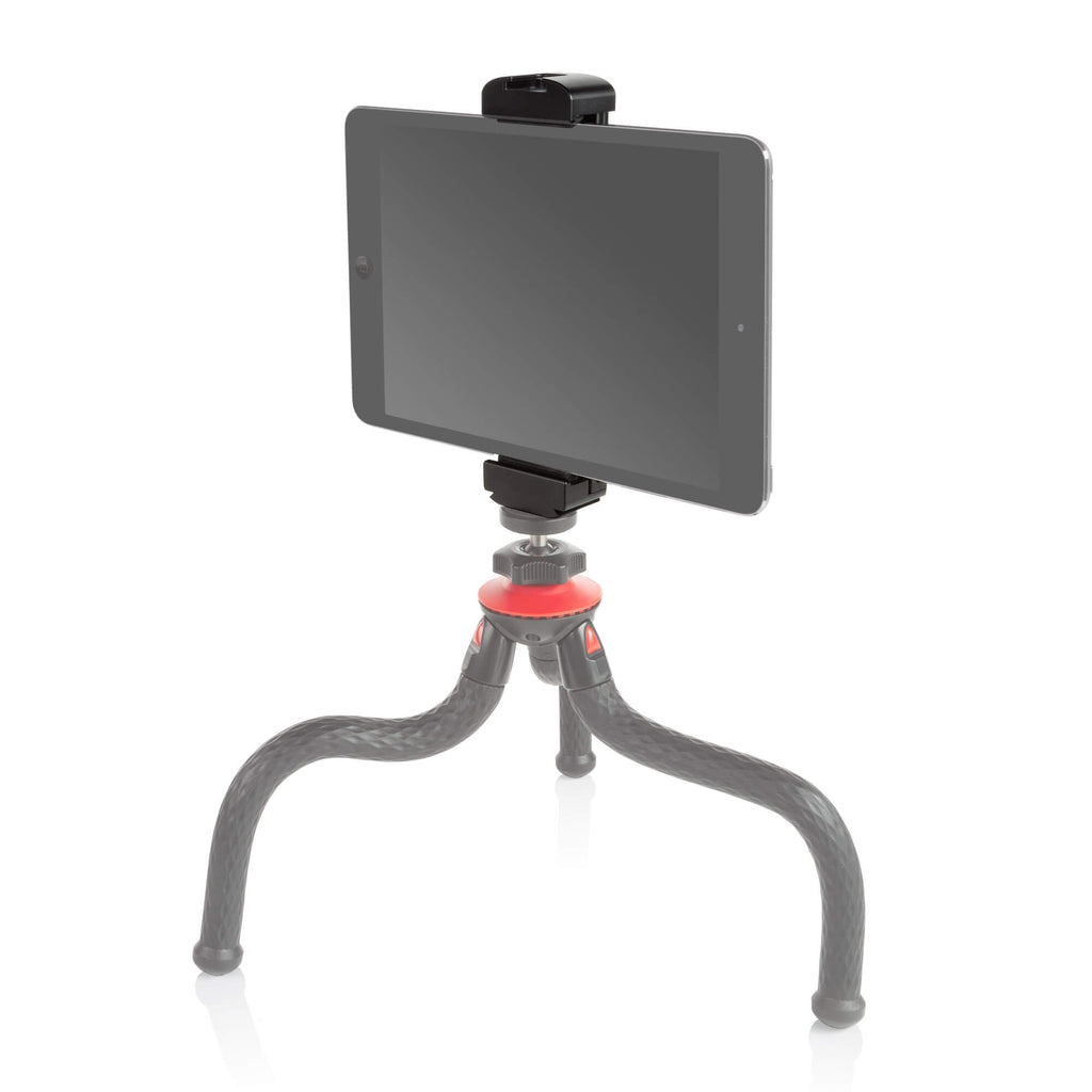 Aluminum tablet tripod mount with cold shoe 08_SHAPE_Tablet_Aluminium_Clamp_Mount