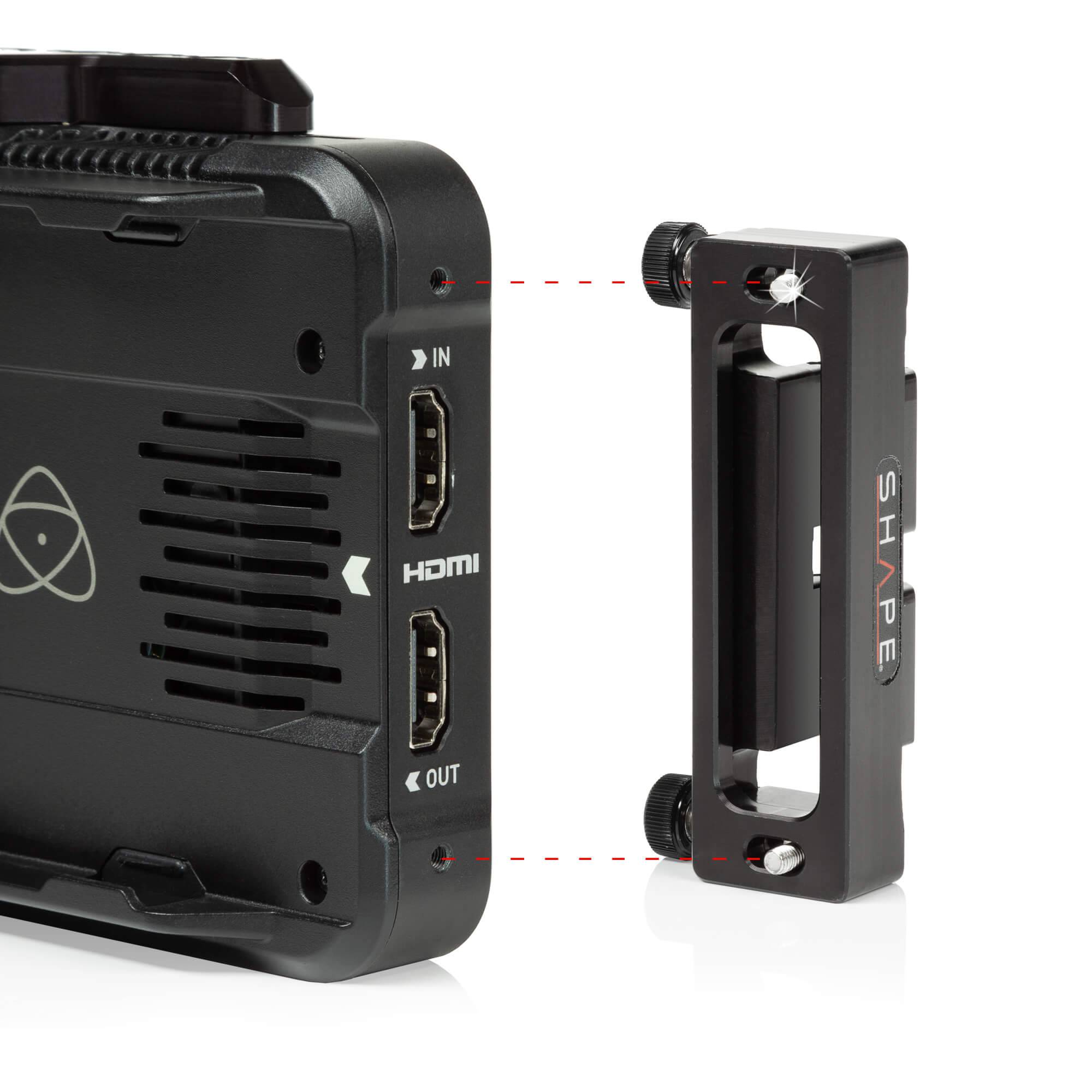 HDMI lock system and top plate kit for Atomos ninja V 5" & V+ 5.2" monitor recorders 08_SHAPE_Top_Plate_Kit_and_HDMI_Lock_System_for_Atomos_Ninja_V_V_
