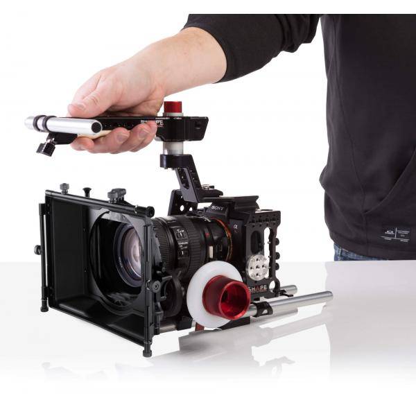 Sony A7R3 cage 15 mm rod system 09_SHAPE_Sony_A7R_III_A7_III_Camera_Cage__Top_Handle_and_Rod_Bloc_System