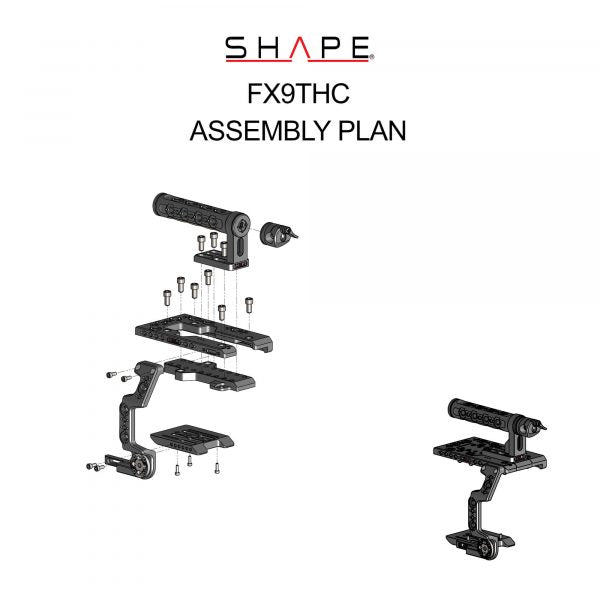 Sony FX9 cage top handle 09_SHAPE_Sony_FX9_Camera_Cage_with_Top_Handle