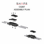 Canon C500 Mark II, C300 Mark III top plate, baseplate with handle 10_SHAPE_Canon_C500_MKII_C300_MKIII_Top_Plate__Baseplate_and_Handle