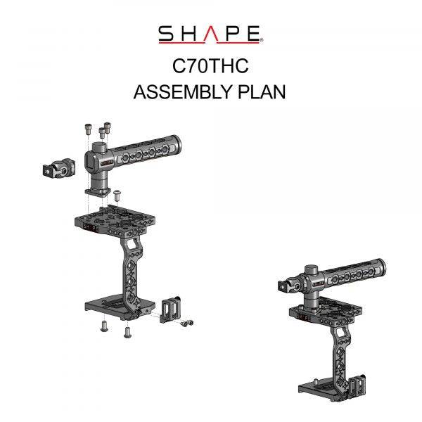 Canon C70 cage, top handle 10_SHAPE_Canon_C70_Camera_Cage_with_Top_Handle