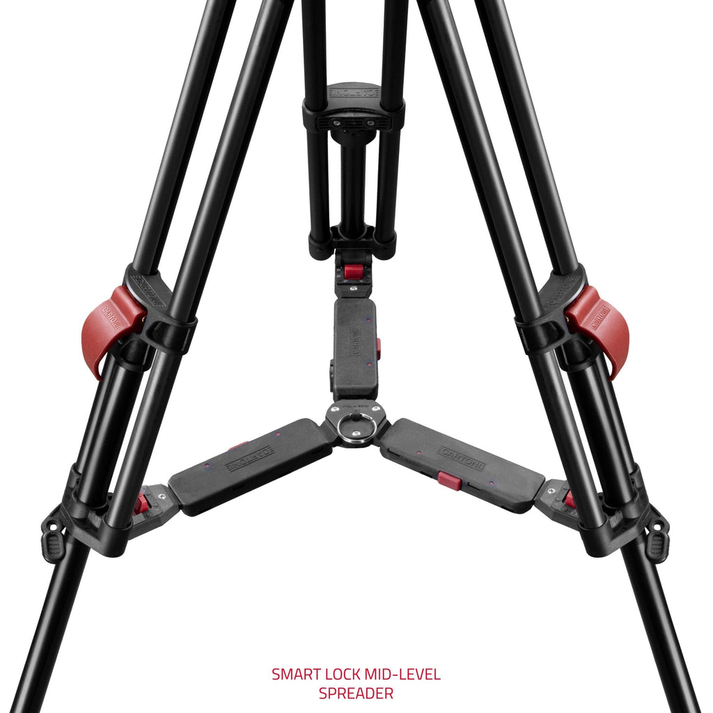 FOCUS 12 Fluid Head with Red Lock Legs Mid-Level Spreader 10_SHAPE_FOCUS_12_Fluid_Head_with_Red_Lock_Legs_Mid-Level_Spreader