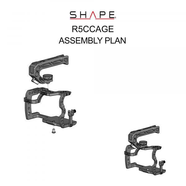 Canon EOS R5C, R5, R6 Camera Cage 11_SHAPE_Canon_R5C_R5_R6_Camera_Cage