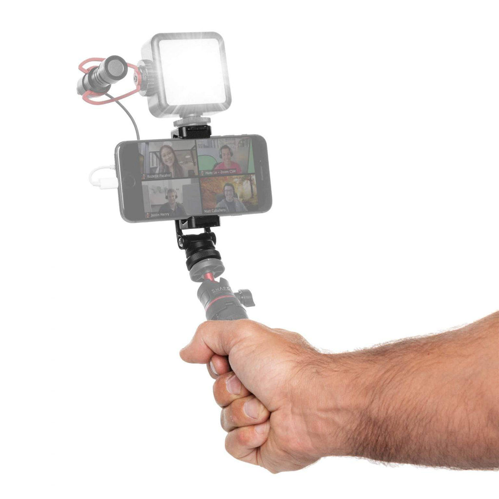 Friction swivel and tilt smartphone aluminum clamp 11_SHAPE_Smartphone_Clamp_Friction_Swivel_and_Tilt