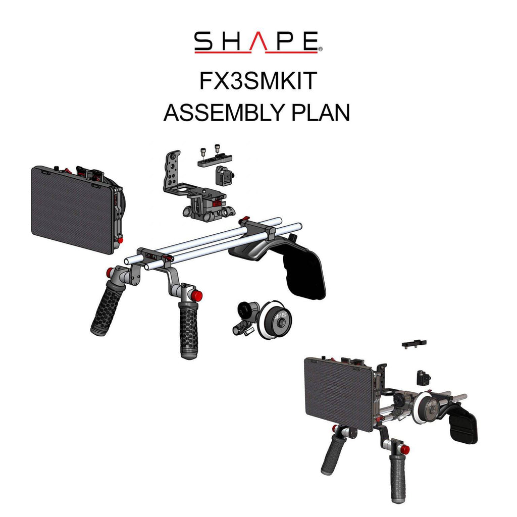 Sony FX3-FX30 Shoulder Mount Matte Box Follow Focus 11_SHAPE_Sony_FX3_FX30Shoulder_Mount_Kit
