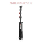 Montreal Combo Triple Riser Stand Black / Chrome 14’8’’ 12_SHAPE_Montreal_Combo_Triple_Riser_Stand_14_8_