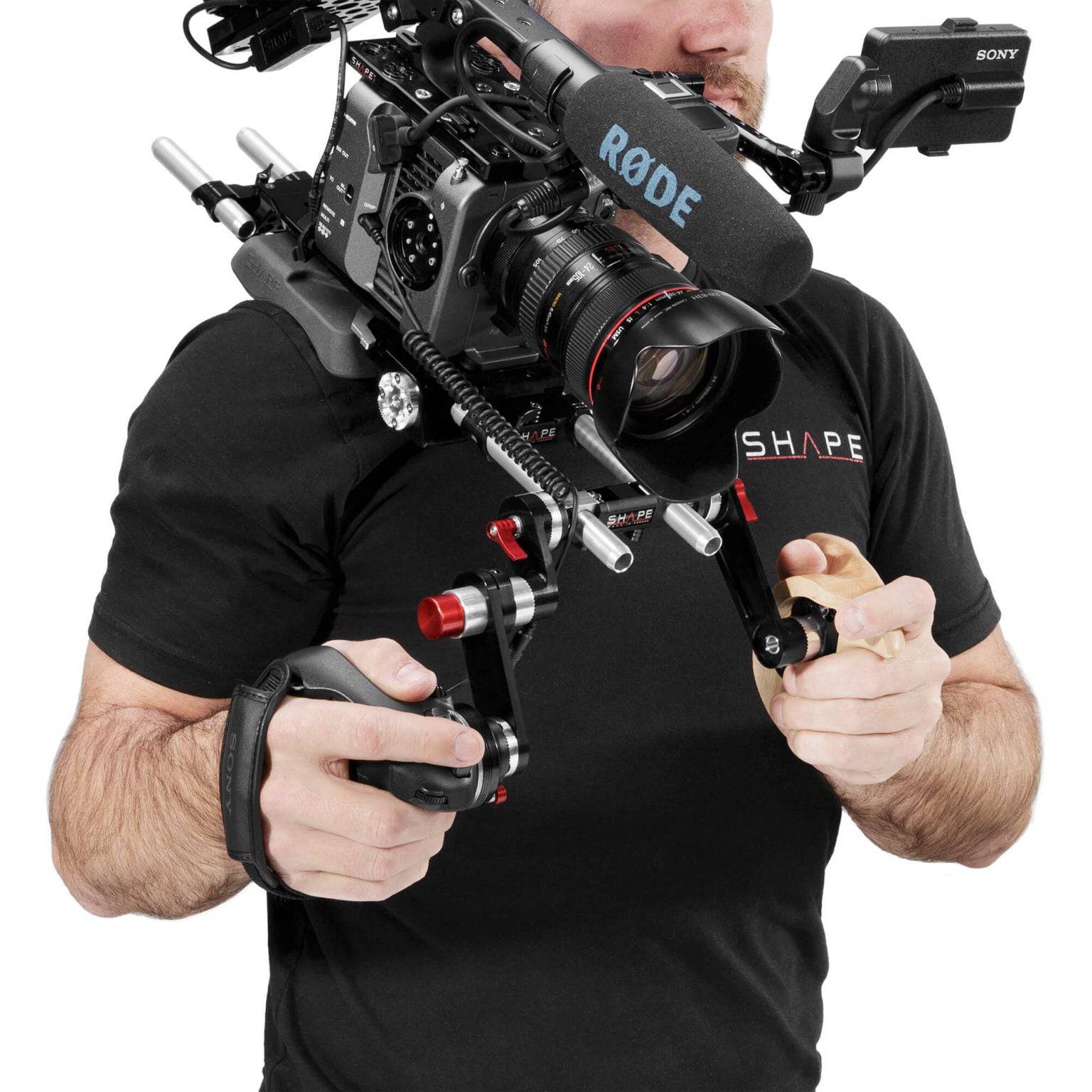 Sony FX6 Side handle adaptor to ARRI Rosette 12_SHAPE_Sony_FX6_Side_Handle_Adapter