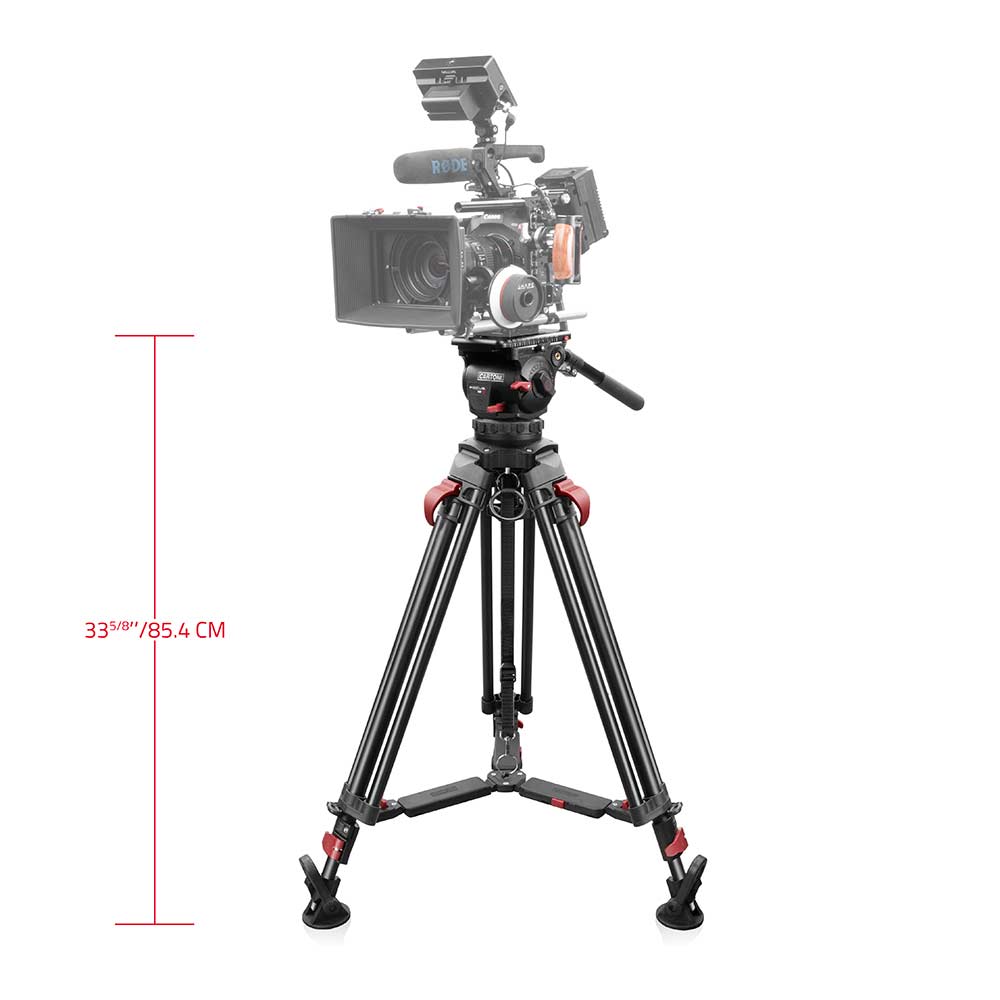 FOCUS 12 Fluid Head with Red Lock Legs Mid-Level Spreader 13_SHAPE_FOCUS_12_Fluid_Head_with_Red_Lock_Legs_Mid-Level_Spreader