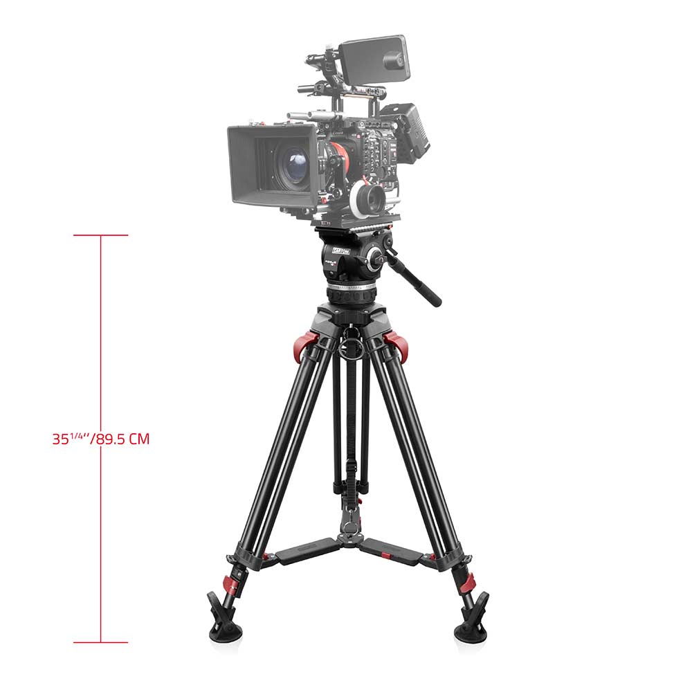 FOCUS 18 Fluid Head with Red Lock Legs Mid-Level Spreader 13_SHAPE_FOCUS_18_Fluid_Head_with_Red_Lock_Legs_Mid-Level_Spreader