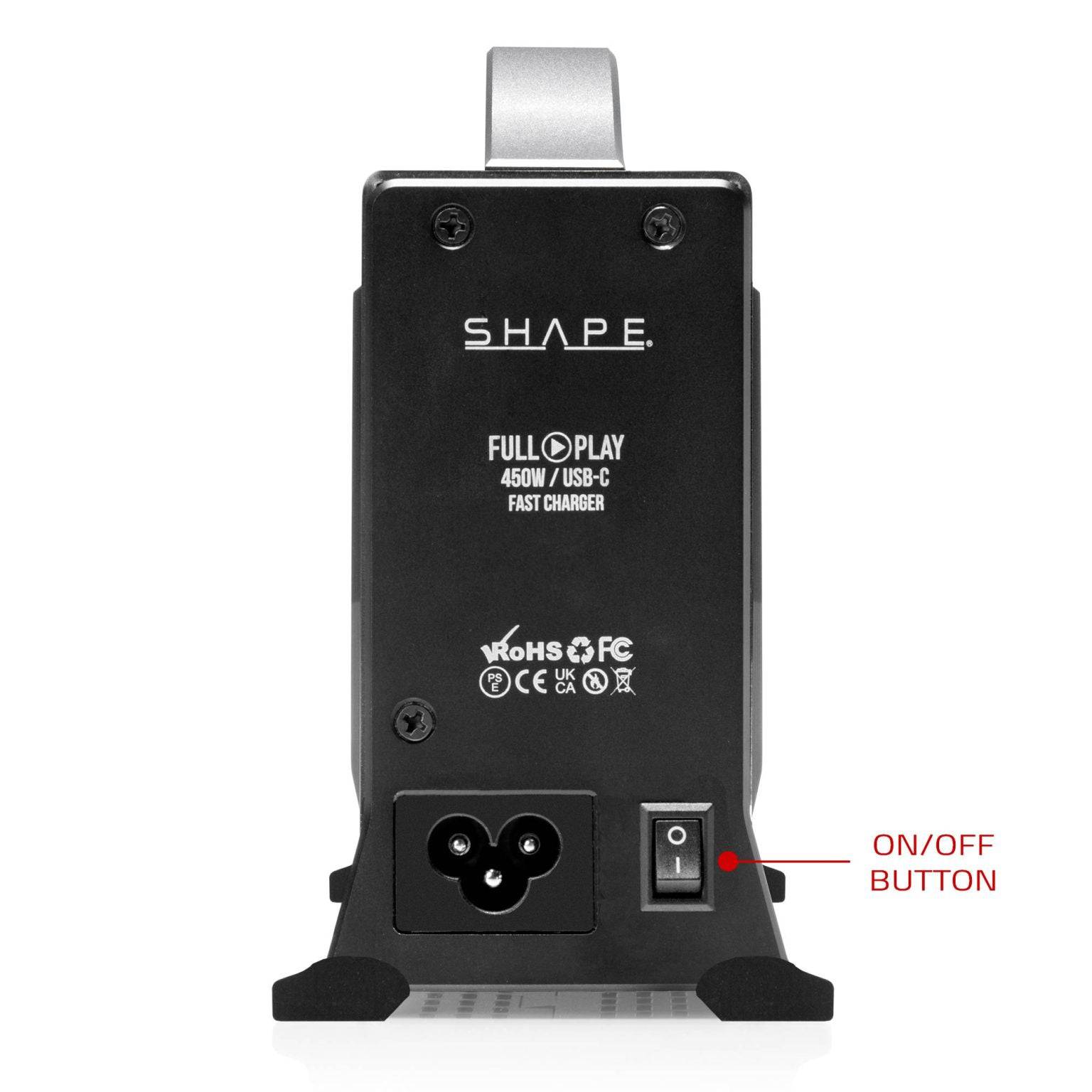 450W USB-C Fast Charger Kit for Gold Mount/V-Mount/B-Mount Batteries. 13_SHAPE_Fast_Battery_Charger_Kit_450W_USB-C