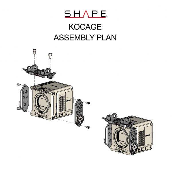 RED® KOMODO™ & KOMODO™ 6K PRODUCTION PACK camera cage 13_SHAPE_RED__KOMODO____KOMODO__6K_Production_Pack_Camera_Cage