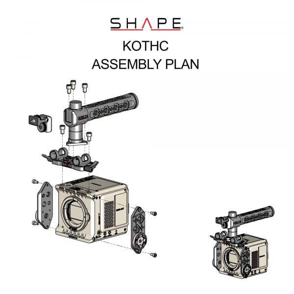 RED® KOMODO™ & KOMODO™ 6K PRODUCTION PACK camera cage with top handle 13_SHAPE_RED__KOMODO____KOMODO__6K_Production_Pack_Camera_Cage_with_Top_Handle