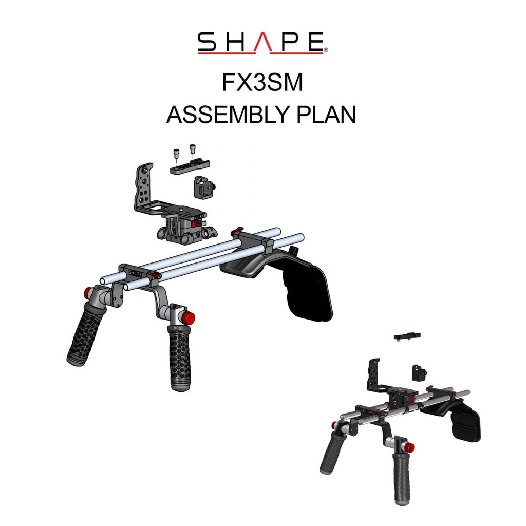 Sony FX3-FX30 Shoulder Mount 13_SHAPE_Sony_FX3_FX30_Shoulder_Mount
