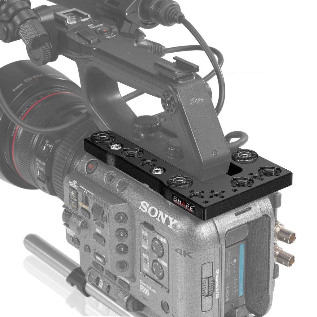 Sony FX6 baseplate and top plate with handle 13_SHAPE_Sony_FX6_15_mm_Baseplate_with_Top_Plate