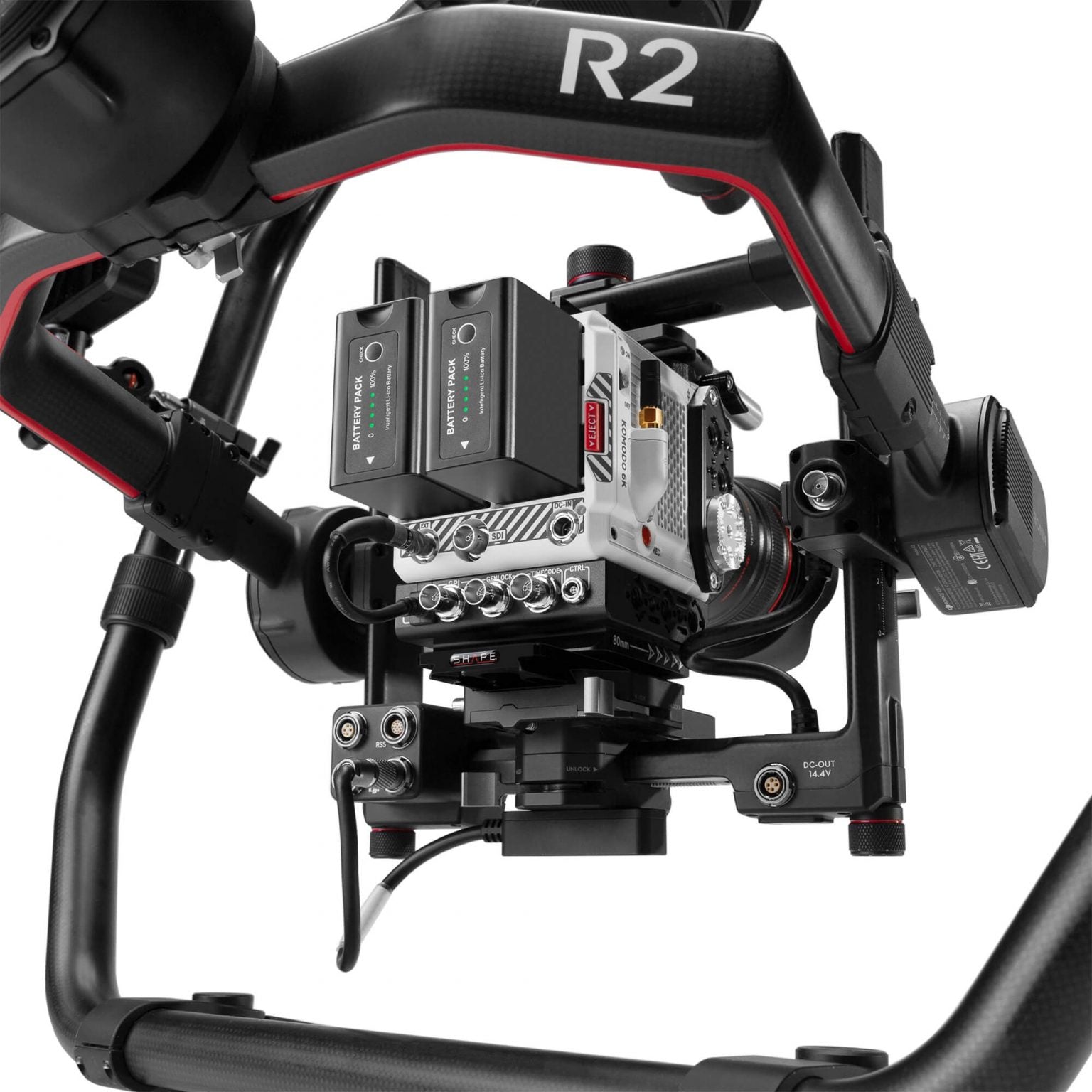 RED® KOMODO™ & KOMODO™ 6K Production pack shoulder mount with Matte box and Follow Focus 14_SHAPE_RED__KOMODO____KOMODO__6K_Production_Pack_Shoulder_Mount_Kit