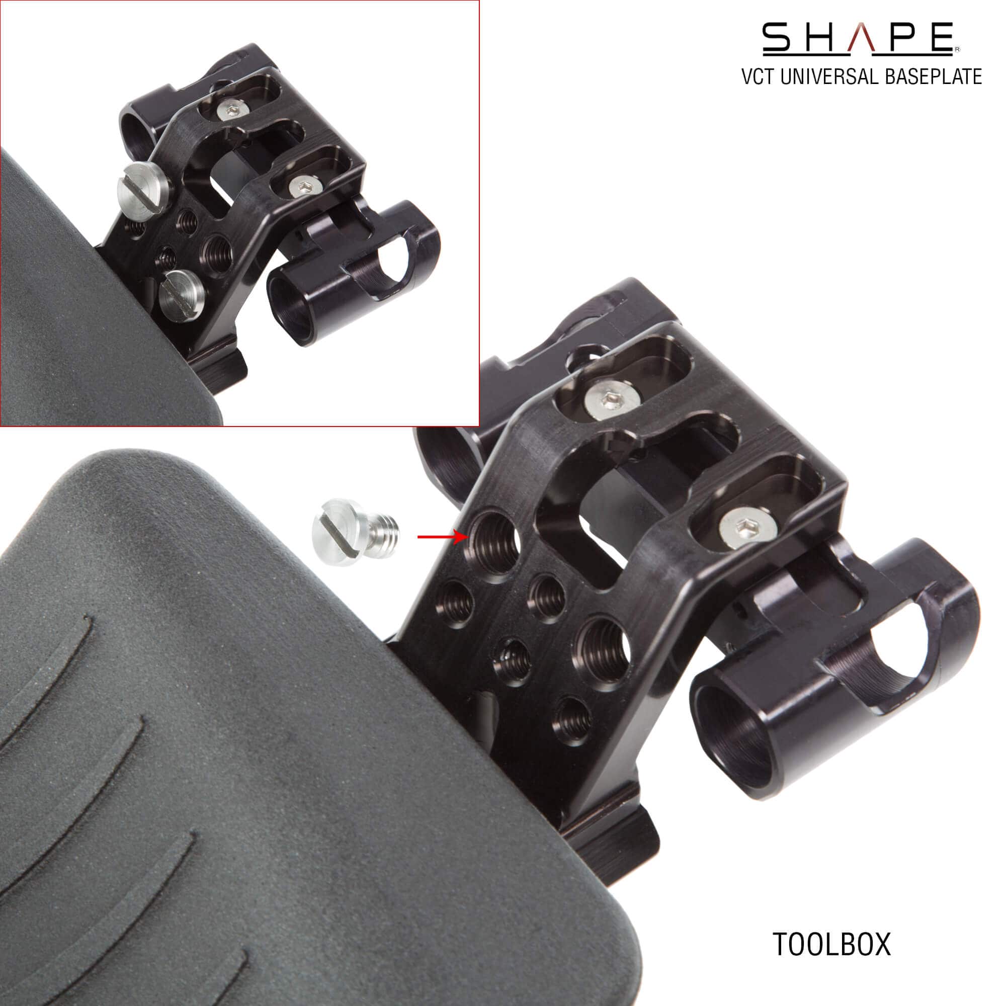 Universal VCT baseplate (BP10) with hand12 shadow 14_SHAPE_VCT_Universal_Baseplate_with_Handles