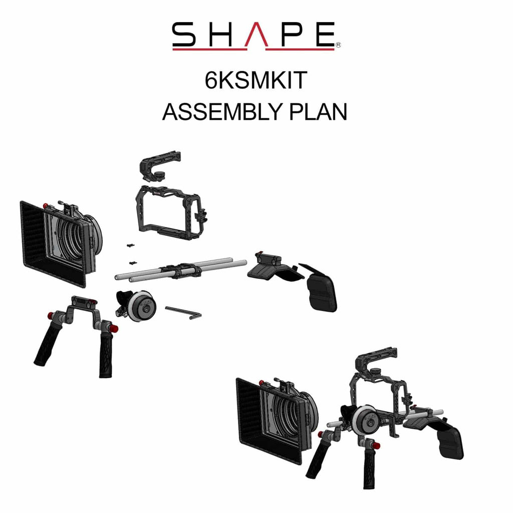 Blackmagic Cinema Camera 6K/6K Pro/6K G2 Shoulder Mount Kit 17_SHAPE_Blackmagic_Cinema_Camera_6K_6K_PRO_6K_G2_Shoulder_Mount_Kit
