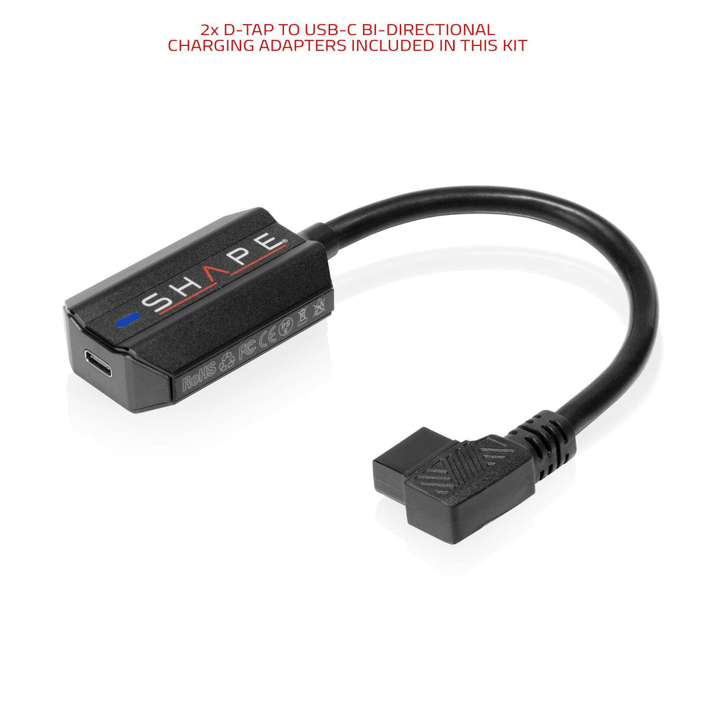 Fast Charger Kit USB-C with 2x Mini V-Mount 50Wh Batteries 17_SHAPE_Fast_Charger_Kit_USB-C_with_2x_50Wh_Mini_V-Mount_Batteries
