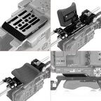 Sony FX9 baseplate, cage, top handle, long VF, 4x5.6 matte box, follow focus pro 19_SHAPE_Sony_FX9_Camera_Bundle_Rig_Kit