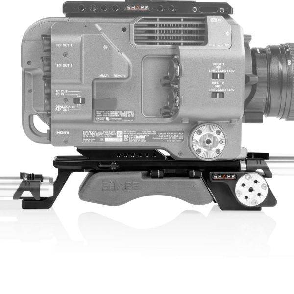 Sony FX9 baseplate, cage, top handle, long VF, 4x5.6 matte box, follow focus pro 20_SHAPE_Sony_FX9_Camera_Bundle_Rig_Kit