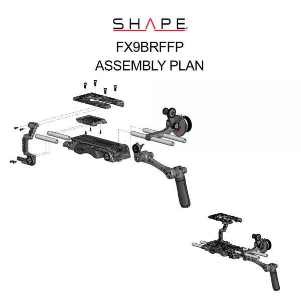 Sony FX9 baseplate cage follow focus pro 25_SHAPE_Sony_FX9_Camera_Bundle_Rig_with_Follow_Focus_Pro