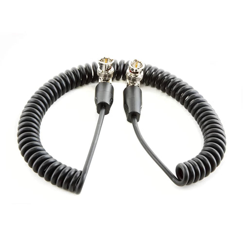 10 inches coil SDI cable BNC 90-degree connectors