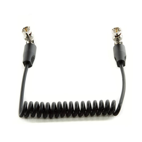 10 inches coil SDI cable BNC 90-degree connectors